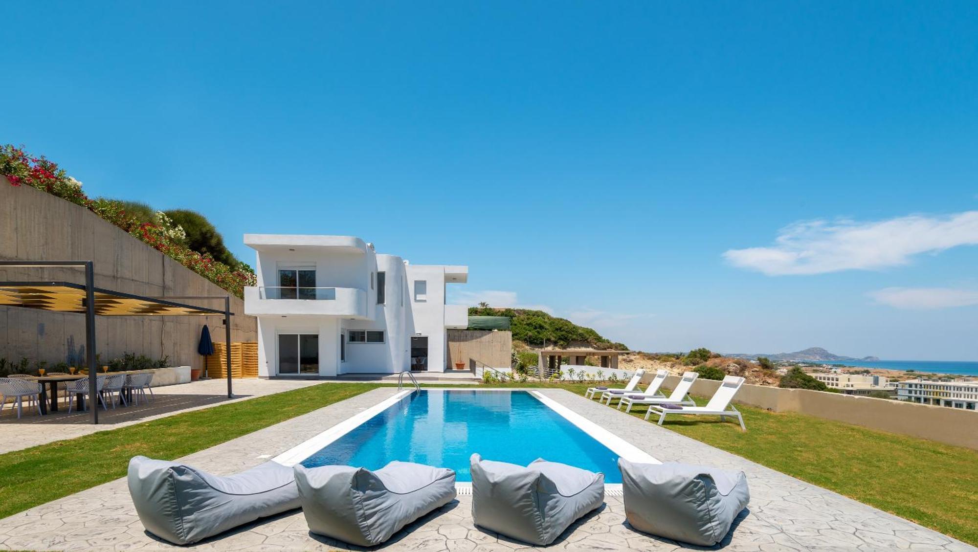 Hill & Sea View Villas Kolymbia Exterior photo