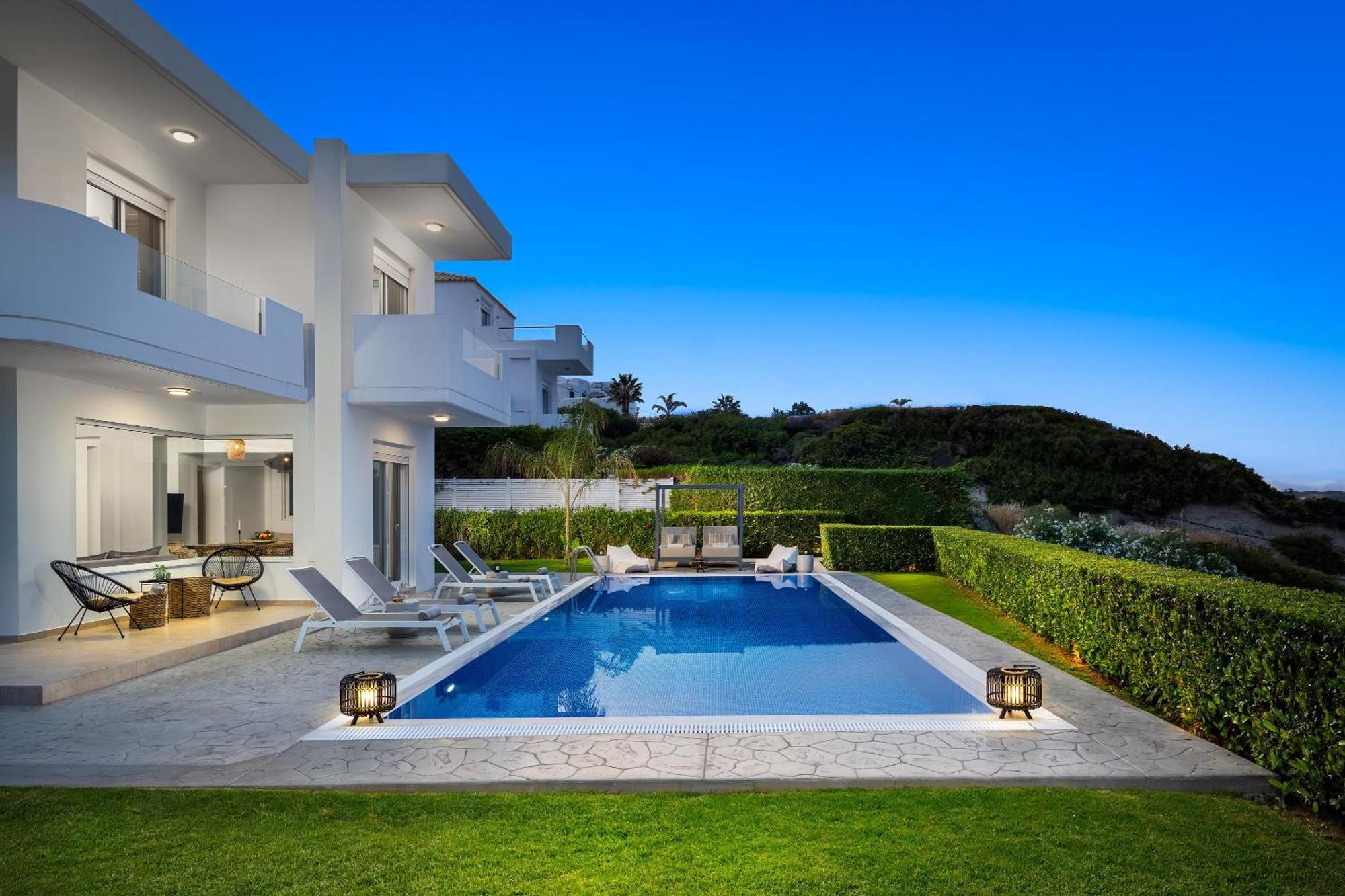 Hill & Sea View Villas Kolymbia Exterior photo