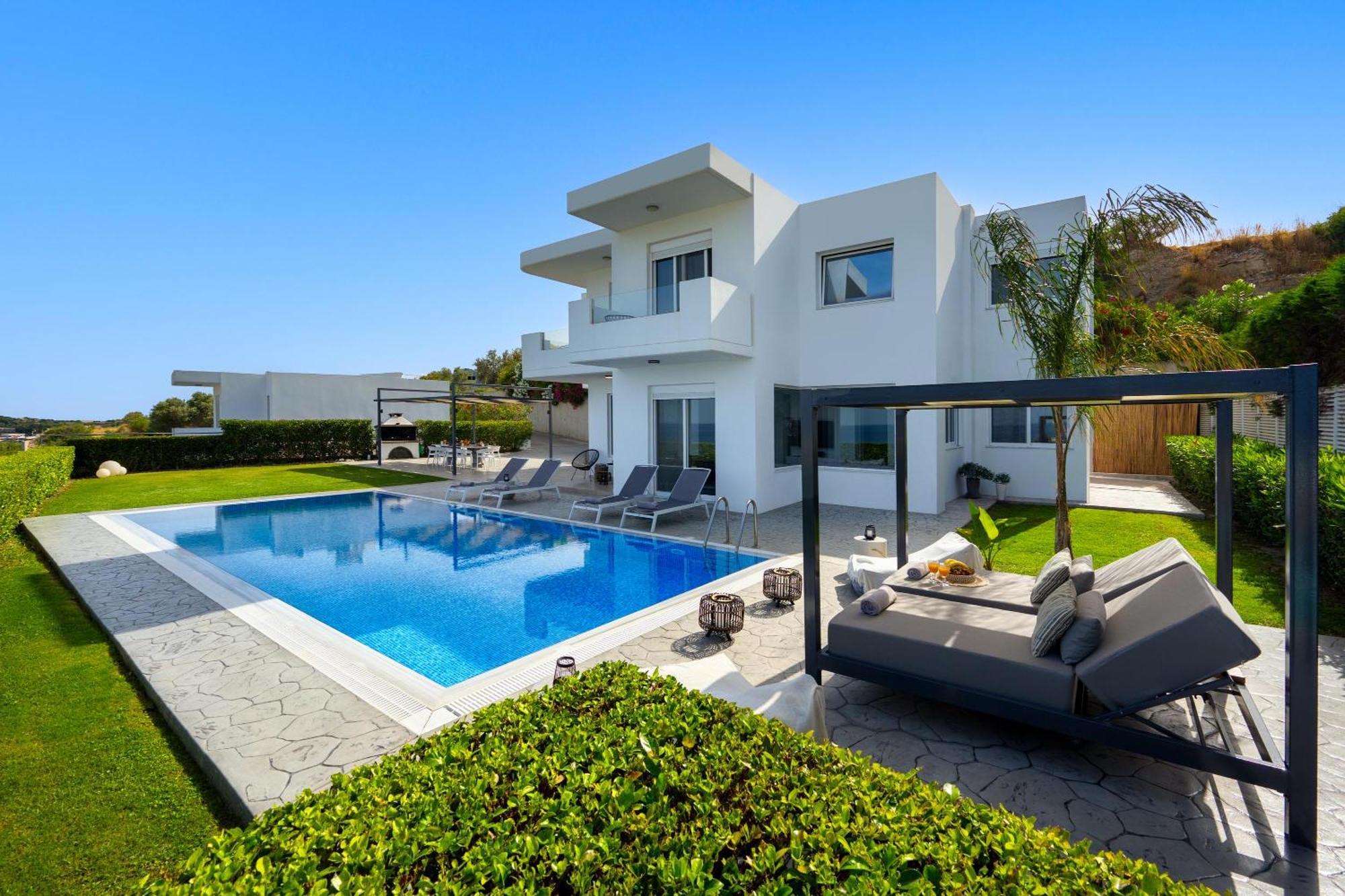 Hill & Sea View Villas Kolymbia Exterior photo